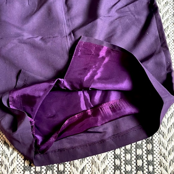 NWOT Vintage High-Rise Pencil Skirt (Purple) - Picture 4 of 9
